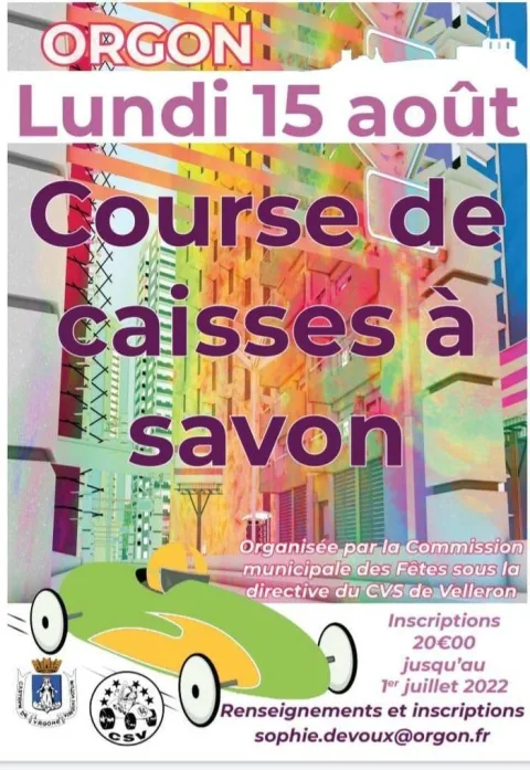 Affiche de Course de caisses à savon d’Orgon