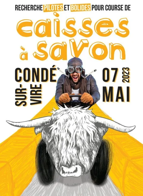 Affiche de Course de caisses à savon de Condé-sur-Vire