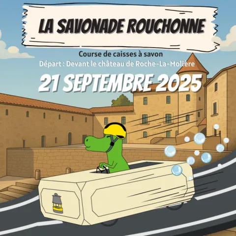 Affiche de Course de caisses à savon de Roche-la-Molière