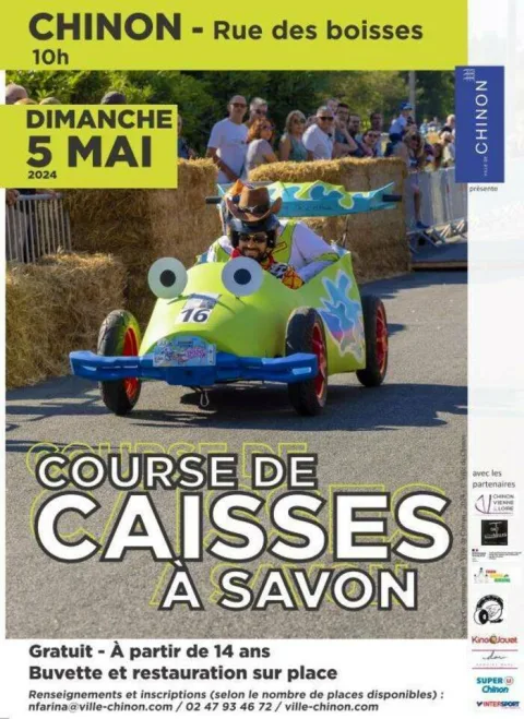 Affiche de Course de caisses à savon de Chinon