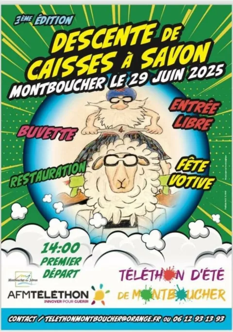 Affiche de Course de caisses à savon de Montboucher-sur-Jabron