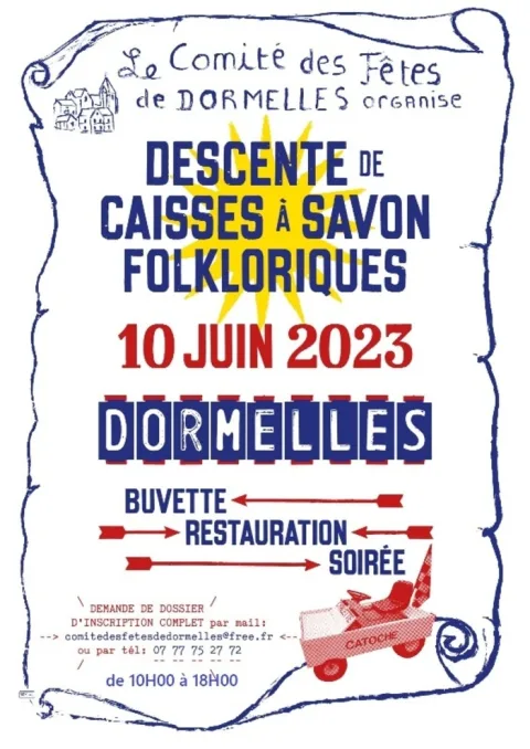 Affiche de Course de caisses à savon folklorique de Dormelles
