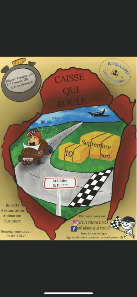 Affiche de Course de caisses à savon de Saumur