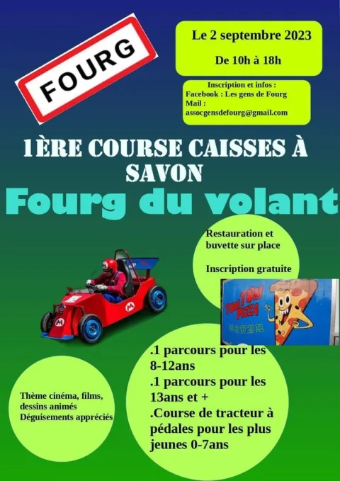 Affiche de Course de caisses à savon de Fourg