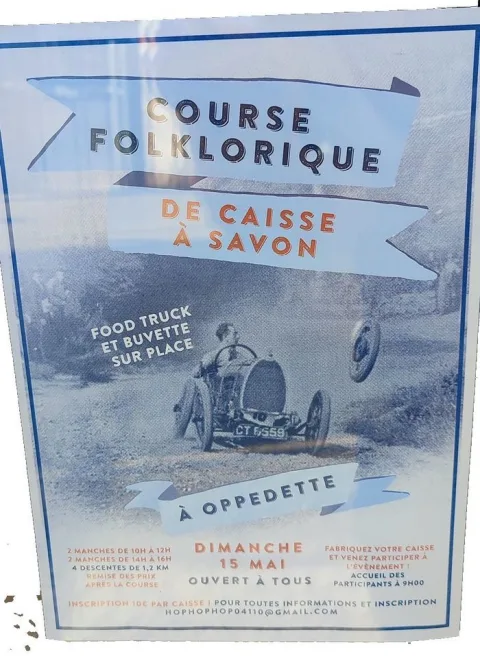Affiche de Course de caisses à savon d’Oppedette