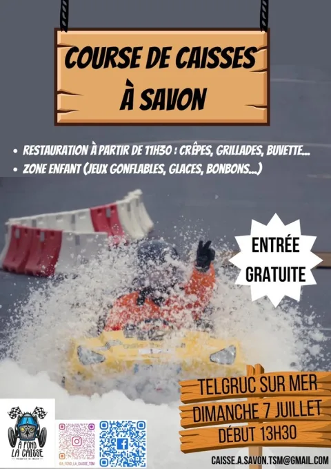 Affiche de Course de caisses à savon de Telgruc-sur-Mer