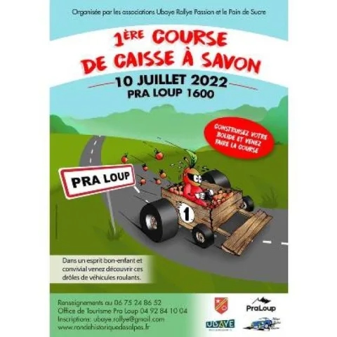 Affiche de Course de caisses à savon d’Uvernet-Fours