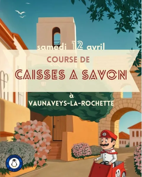 Affiche de Course de caisses à savon de Vaunaveys-la-Rochette