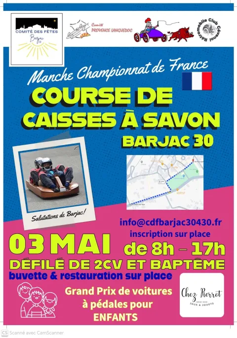 Affiche de Course de caisses à savon de Barjac