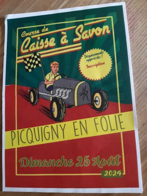 Affiche de Course de caisses à savon de Picquigny