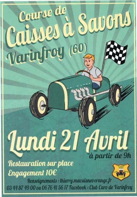 Affiche de Course de caisses à savon de Varinfroy