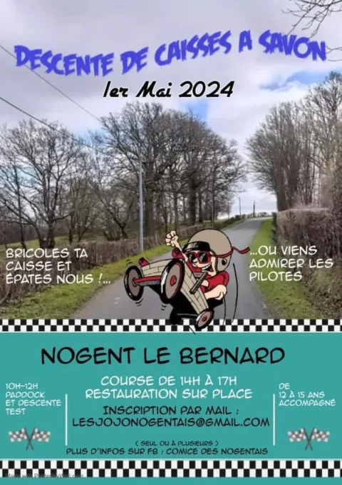 Affiche de Course de caisses à savon de Nogent-le-Bernard