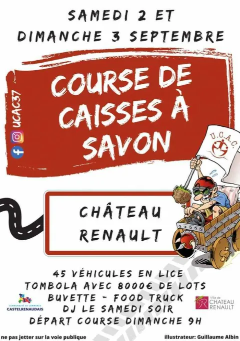 Affiche de Course de caisses à savon de Château-Renault
