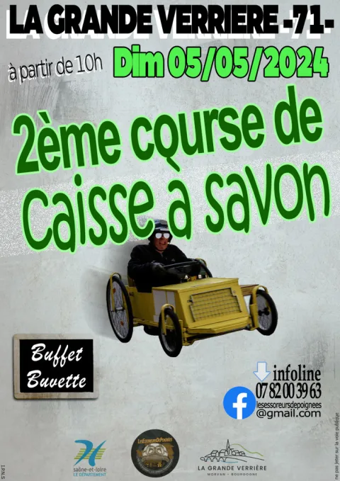 Affiche de 2e Course de caisses à savon de La Grande-Verrière