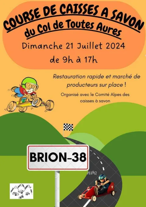 Affiche de Course de caisses à savon de Brion