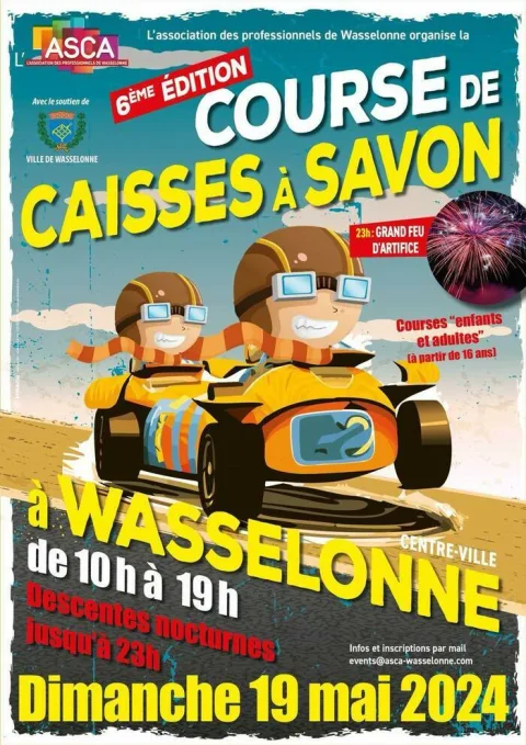 Affiche de Course de caisses à savon de Wasselonne
