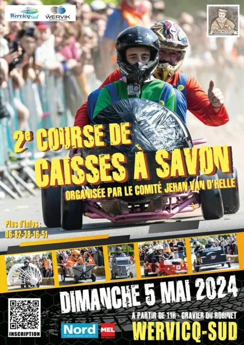 Affiche de Course de caisses à savon de Wervicq-Sud