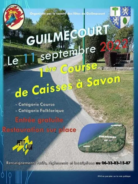 Affiche de Course de caisses à savon de Petit-Caux
