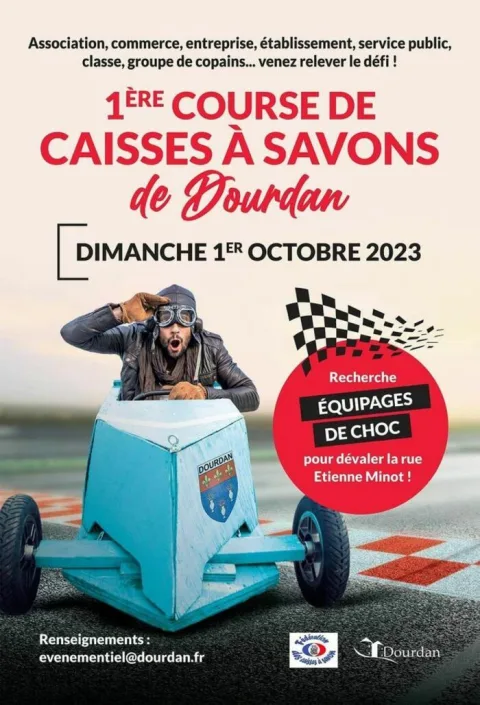 Affiche de Course de caisses à savon de Dourdan