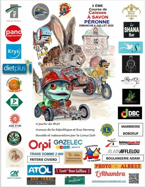 Affiche de Course de caisses à savon de Péronne