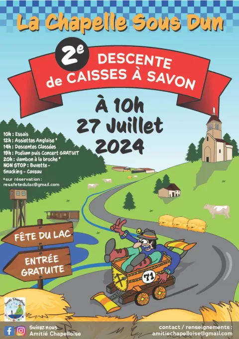 Affiche de Course de caisses à savon de La Chapelle-sous-Dun