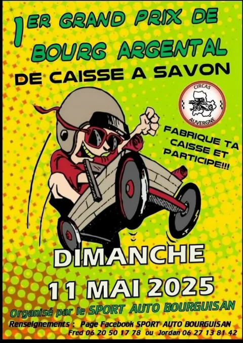 Affiche de Course de caisses à savon de Bourg-Argental