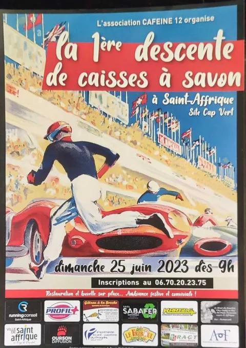 Affiche de Course de caisses à savon de Saint-Affrique
