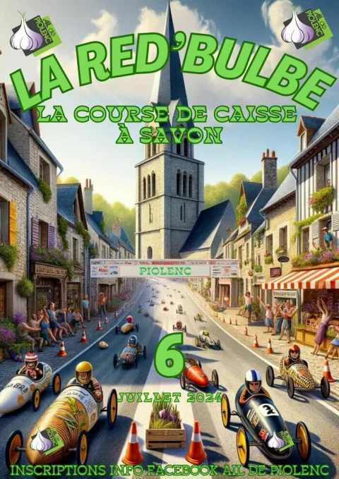 Affiche de Course de caisses à savon de Saint-Rémy-de-Provence