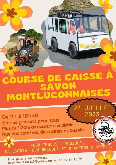 Affiche de Course de caisses à savon de Montluçon